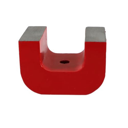 Red Horseshoe Magnet 30 LBS Pull, Heavy Duty for Nails & Education - size: Large/30lb