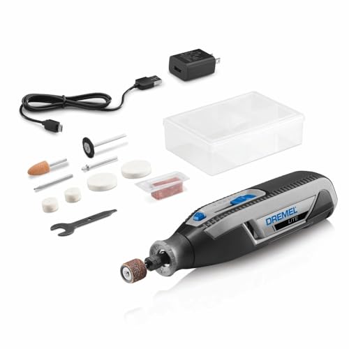 Dremel Lite 7760 N/10 4V Cordless Rotary Tool Kit with Variable Speed