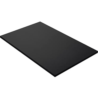 Kaboon 36x20 inch Black Table Top Universal, Solid One-Piece Desktop, Reversible Melamine Countertop, Double Desks, L-Desk DIY - color: Black, size: 36x20