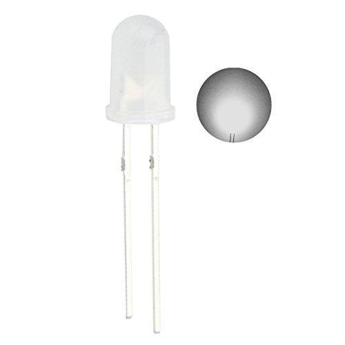 100pcs Ultra Bright 5mm LED Light Emitting Diode Diffused White - color: 5mm White 100pcs