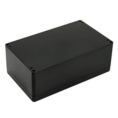 LeMotech ABS Plastic Electrical Project Case Power Junction Box, Project Box Black 7.87 x 4.72 x 2.95 inch (200 x 120 x 75 mm) - color: Black (1 pack), size: 7.87" x 4.72" x 2.95"