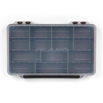 Plano StowAway 3700 Thin Stow Tackle Box, with Corrosion-Preventive Rustricor, Single Latch Design, Transparent DuraView Lid, Stackable Storage for Fishing Bait, Lures and Gear - size: 3700 Thin, style: New Model