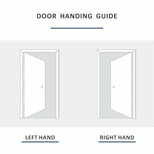 Door Jamb Frame kit with Pre-Installed Hinges & Weather Stripping, Primed Composite Door Frame Kit, Pine Wood, Assemly Required, 81.65 in x 4.57in x 1.18 in (Left Handed) - color: Pine Wood Color Left Handed