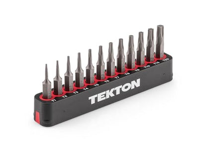 TEKTON 4 mm Star Bit Set, 12-Piece | DZT92001 - style: 12-pc. Star Bit Set