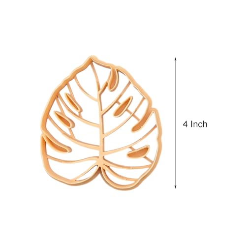 GOTO CLAY TOOLS Trinket Dish Cutter for Polymer Clay, Monstera Leaf Trinket Dish Cutter, 4 inch Length, Embossed Polymer Clay Cutters, Monstera - color: Monstera Leaf