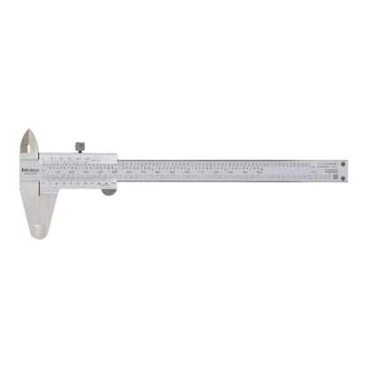 Mitutoyo 530-312 Vernier Calipers, Stainless Steel, for Inside, Outside, Depth and Step Measurements, Metric, 0"/0mm-150mm Range, +/-0.03mm Accuracy, 0.02mm Resolution, 40mm Jaw Depth