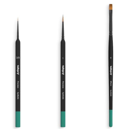Vallejo - Starter Set, Flagged Synthetic Bristles - color: Starter Set