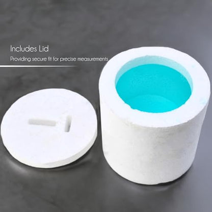Eisco - Polystyrene Cup Calorimeter with Lid for Simple and Effective Calorimetry - Economical Design for Measuring Heat of Reaction - STEM, Chemistry, and Classroom Use