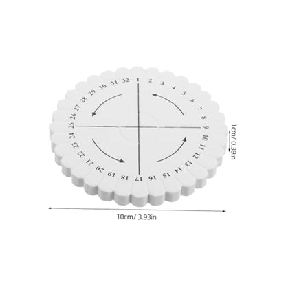 OSALADI 10pcs Round Weaving Disk Kit Slot Bracelet Braiding Tool for DIY Jewelry Making for Beginners Easy Operation Material