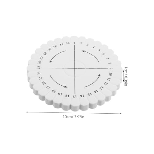 OSALADI 10pcs Round Weaving Disk Kit Slot Bracelet Braiding Tool for DIY Jewelry Making for Beginners Easy Operation Material