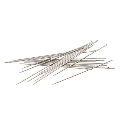 John James Short Beading Needles, Size 10, Pack of 25 - size: #10 Short - 25 Needles