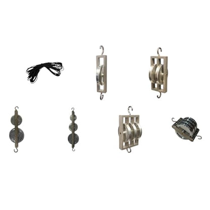 MECH-ALPULL6-KT: Aluminum Pulley Kit for Physics Labs