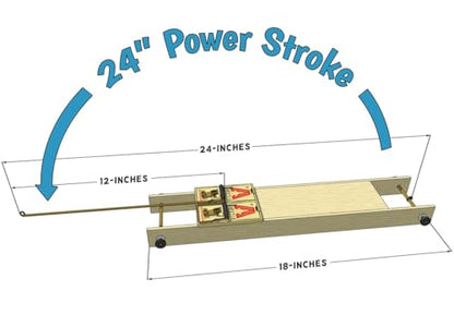 Double-Trouble: Twin Powered Mousetrap Car Kit for high torque applications