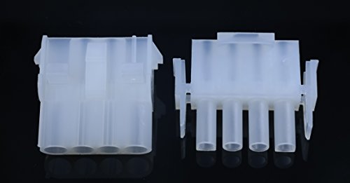 Molex -3 Match Set - (4-Pin) w/14-20 AWG, Wire Connector - 2.13mm D, Latch Lock, MLX™