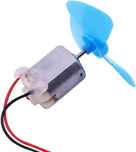 California JOS 6 Pack DC 1.5-3V 15000RPM Mini Electric 130 Motor Kit for DIY Remote Control Car, Motor, STEM, and Various Experiments with 6 PCS Metal Mount