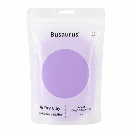 100g Lacender Purple Air Dry Foam Clay for Kids & Adults - color: Lacender Purple