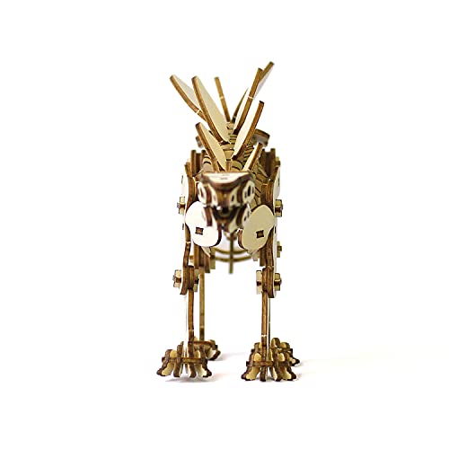 Stegosaurus Wooden Dinosaur 3D Puzzle - Fun DIY Wood Craft Kits - Ideal Gift for Birthdays and Party Favors - style: Stegosaurus