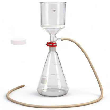 1000mL Vacuum Filtration Kit with 500mL Funnel - size: 1000mL & 500mL