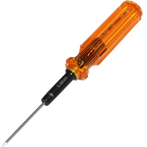 MIP 9212 Metric Hex Screwdriver RC Tools Kit (0.9mm) – Precision Hexagon Screwdriver for RC Cars, Quadcopter, Helicopter, and FPV Racing Drone Models - size: 0.9mm