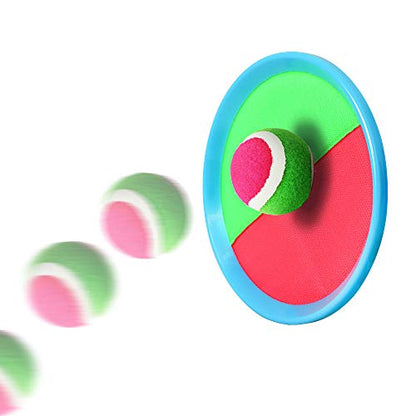 Ayeboovi Replacement Sticky Balls, 4 Packs, 2.6 Inch Diameter, Suitable for Toss and Catch Game - style: Replacement Balls