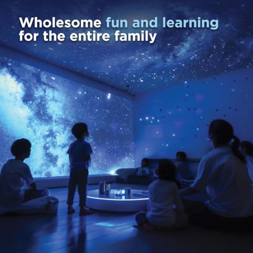 The Thames & Kosmos Planetarium Projector Essential STEM Tool | Illuminate Your Room as a Planetarium Theater | Dual Projector Casts Star Maps & Space-Themed Images from the James Webb Space Telescope