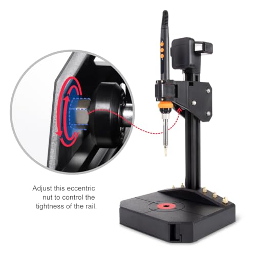Vertical Heat Set Insert Tool with 90W Soldering Iron for 3D Printed Parts - color: Vertical Heat Pressing Machine