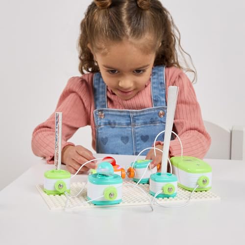 Miniland Set of 32 Electrical Experiments, Kids Games, STEM Game for Learning About Electricity in a Fun and Safe Way, Boys and Girls Ages 6 and Up, Building Toys | Circuit Genius - style: Circuit Genious