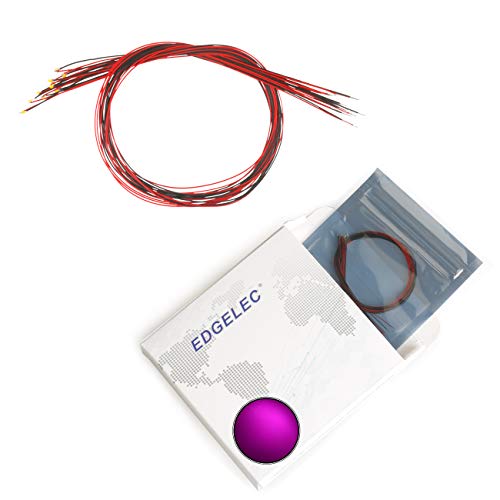 20pcs Prewired 0402 Pink SMD LED Light Emitting Diode DC 3V Micro Litz Length 7.8in. (20cm) Soldered Mini LED Lights for DIY Manual Model Toy Decoration - color: Pink, size: 0402 Prewired