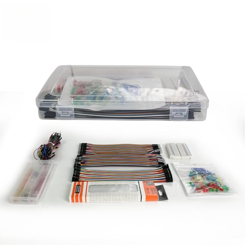 Solderless Breadboard & Jumper Wires Kit for Arduino Projects