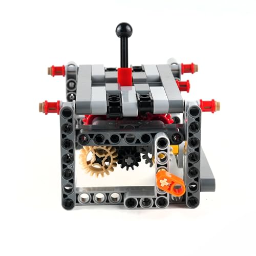 MOC 5 Speed with Reverse Gearbox Model for Building Blocks Blocks Engine Gear Speed Adjust/Technology Car Modification
