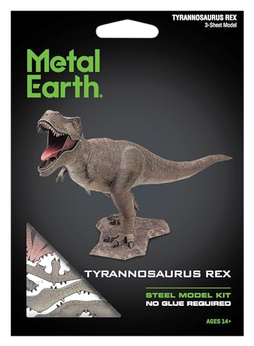 Metal Earth Tyrannosaurus Rex Color 3D Metal Model Kit Fascinations