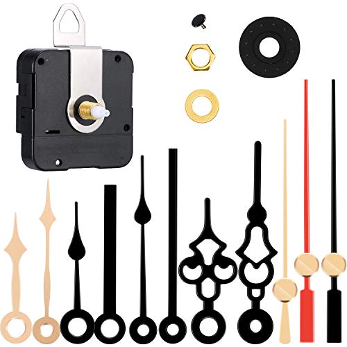 Hicarer 15mm Shaft Quartz Clock Movement Mechanism Replacement Kit