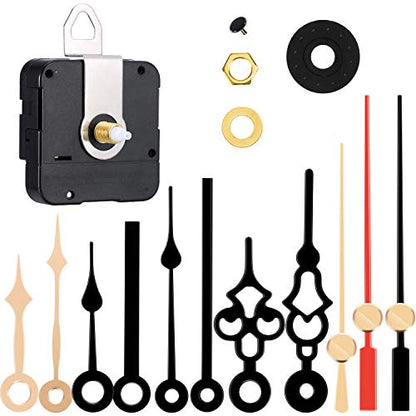 Hicarer 15mm Shaft Quartz Clock Movement Mechanism Replacement Kit