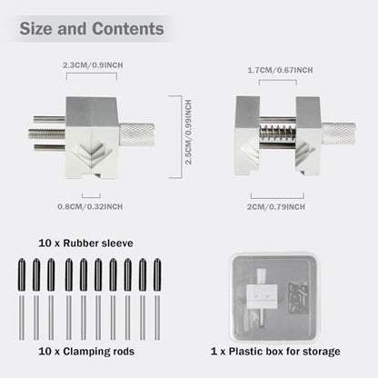 Tabletop Mini Vise, Multi-Function Clamp for Crafts&Jewelry Repair - style: Advanced Version