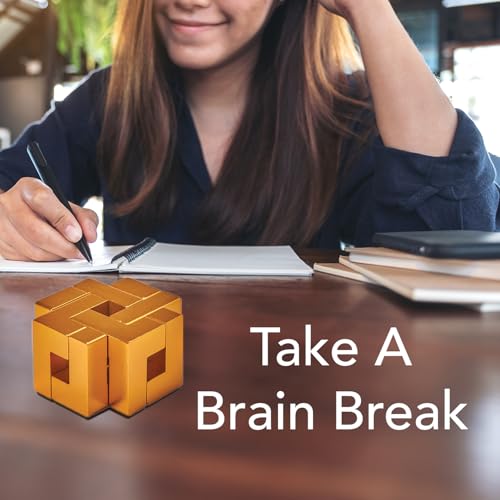 Bits and Pieces Metal Brain Teaser Puzzle - Golden Knot - style: Golden Knot