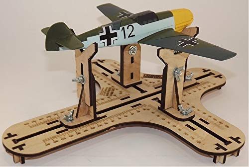 LMG BB-01 1/32-1/144 Airplane Building Berth, Laser Model Graving, Stand