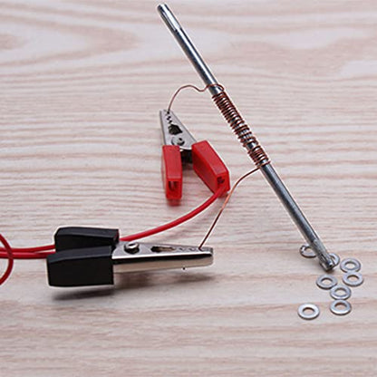 E-outstanding 1 Set Physics Experiment Homemade Electromagnet Experiment DIY kit for Physical and Science Project (Pack of 4) - size: Small (Pack of 4)