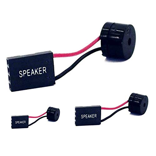 PC Motherboard Internal Speaker (3-Pack), BIOS Alarm Buzzer for PC Troubleshooting & Post Beep Code Diagnostics, Essential Mini Hardware Tool for DIY Computer Building & IT Repair