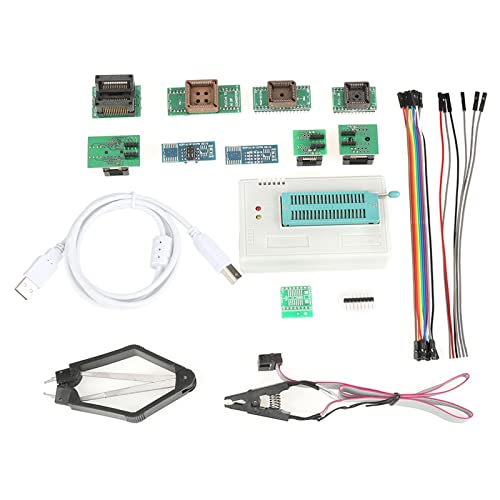 USB Universal Programmer for TL866III EEPROM FLASH 8051 AVR MCU GAL PIC with 9 Adapter