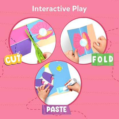 Skillmatics Snip Snip Unicorns & Princesses, Scissor Skills, Felt Craft Kit - style: 4. Unicorns & Princesses