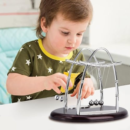 Newtons Cradle Balance Balls, Desktop Physics Pendulum