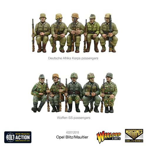 Wargames Delivered - Warlord Games Bolt Action: Tank War - Opel Blitz/Maultier, World War Two Miniatures, 28mm Scale Tank Model for Miniature Wargaming - color: Opel Blitz/Maultier