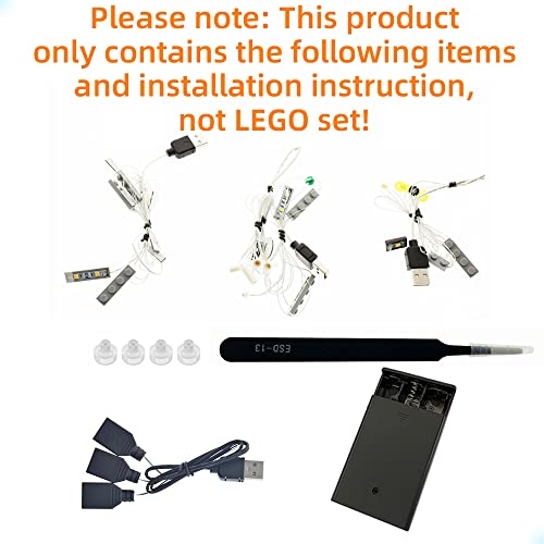 GEAMENT LED Light Kit Compatible with Lego The Lord of The Rings: Rivendell - for Lord of The Rings 10316 Model Set (Model Set Not Included)