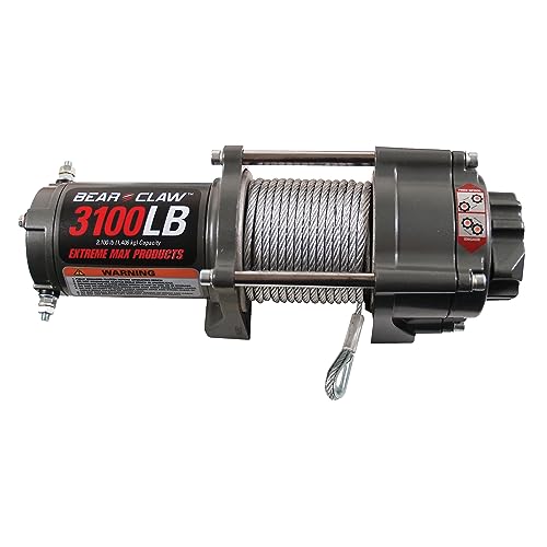 Extreme Max 5600.3072 Bear Claw ATV Winch - 3100 lbs. - size: 3100 lb