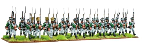 Warlord Games Russian Line Infantry 1812-1815 - 28mm Scale Plastic Miniatures for Black Powder Highly Detailed Napoleonic Era for Table-top Wargaming