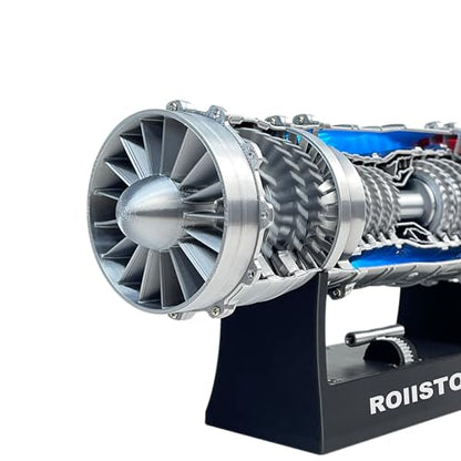 F35 Fighter Engine Kit 1:18 Scale Turbojet Mechanical Model Science Educational Toy Deluxe Aviation Enthusiast Gift Desktop Decoration - style: F35 Assembled