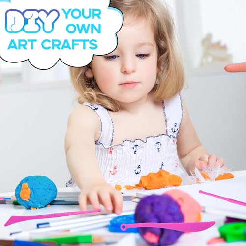 MuseLuxe Air Dry Clay - 96 Pack Modeling Clay Kit - color: 96 Colors