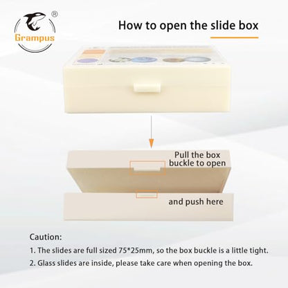30 Prepared Microscope Slides with Specimens for Kids Students - Animals Plants Insects Microorganism, for Biological Science Lab, Children's Science Education, Homeschool - style: 30PCS Mixed