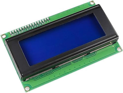 SunFounder 2 Pack 2004 20x4 LCD Module IIC I2C Interface Adapter Blue Backlight Compatible with MEGA2560 Arduino R3 Raspberry (I2C Included) - color: LCD2004 & I2C (2Pack)