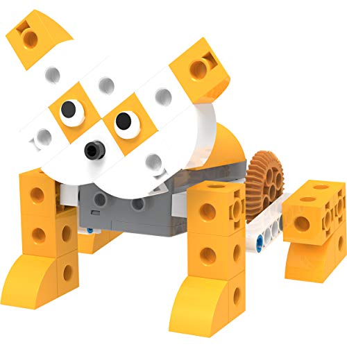 Thames & Kosmos Kids First Robot Pet Shop: Owls, French Bulldogs, Sloths & More! STEM Experiment Kit for Young Engineers | Build 8 Motorized Robots of Cute Animals | Play & Learn with Storybook Manual - style: Robot Pet Shop